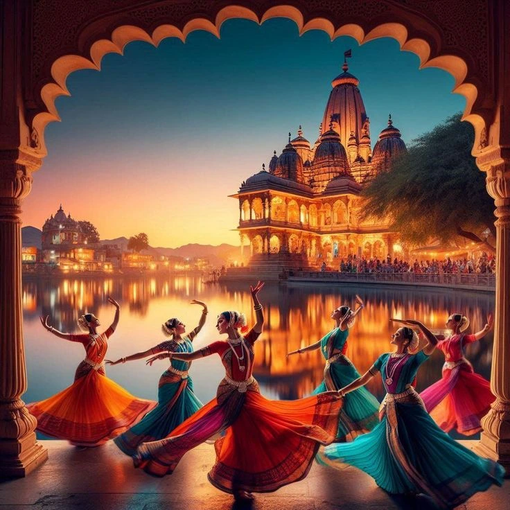 Exploring Chennai: A Blend of Culture & Modernity 1 Graceful Dance by the River at Dusk